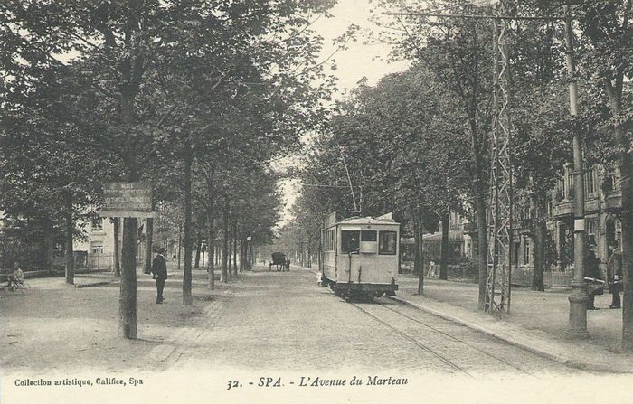 1910 : Avenue du Marteau (de nos jours : avenue Reine Astrid)