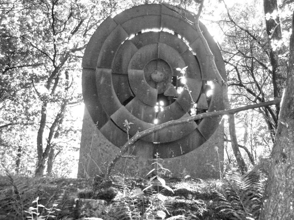 Cible Bremer du tir de Malchamps, située sur la butte des 500 mètres