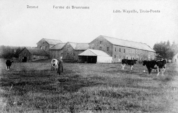 Carte postale : Le château-ferme de Bronromme