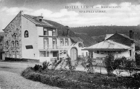 Carte postale : 1919 : L’Hôtel Leroy 