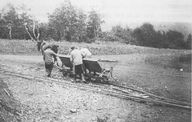 1912 : Domaine de Lébioles à Creppe (photo provenant des archives de la famille Dresse)