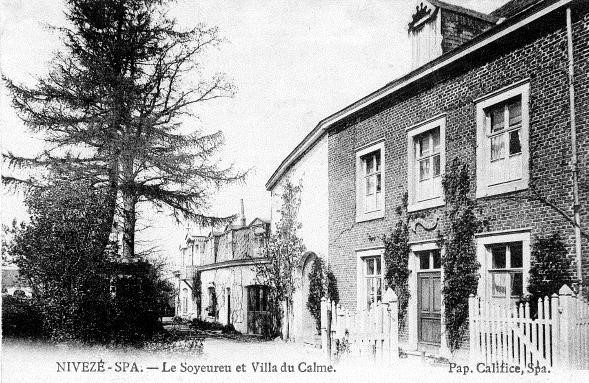 Maison de Henri Evrard, rue Pré Jonas à Nivezé (carte postale)