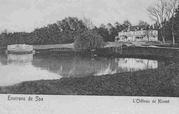 1900 : Carte postale : Château de Nivezé par la suite « Le Vieux Nivezé »